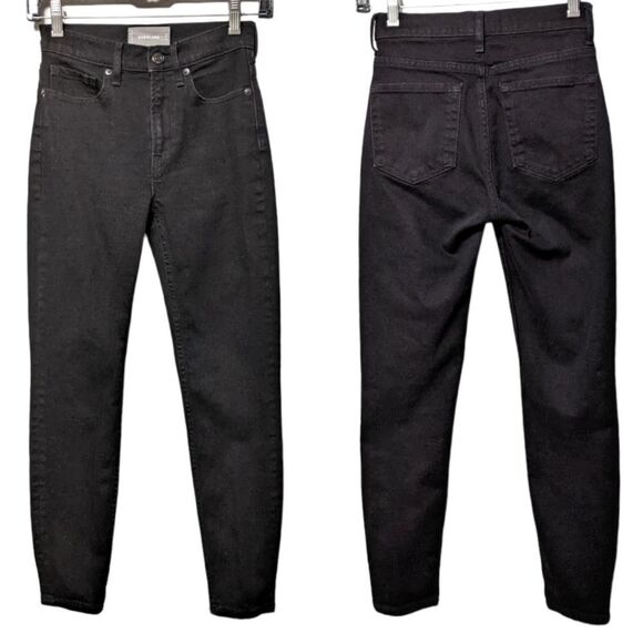 EVERLANE High Rise Slim Ankle Jeans 24 - Picture 1 of 6